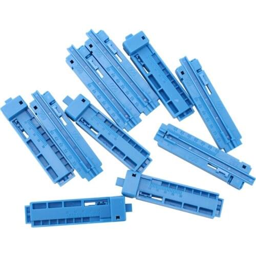 10Pcs 2 In 1 Economical Fixed Length Guiding Rail Fiber Optic Cable Stripper Optical Fiber Cutting Guide Rail FTTH Tool
