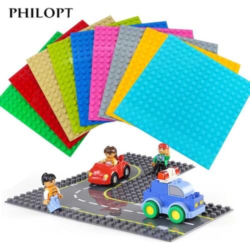 16*16 Dots Base Plates Building Blocks Floor Big Bricks Base Plate Kids DIY Block Plates Children Toy Kids Toys Gift