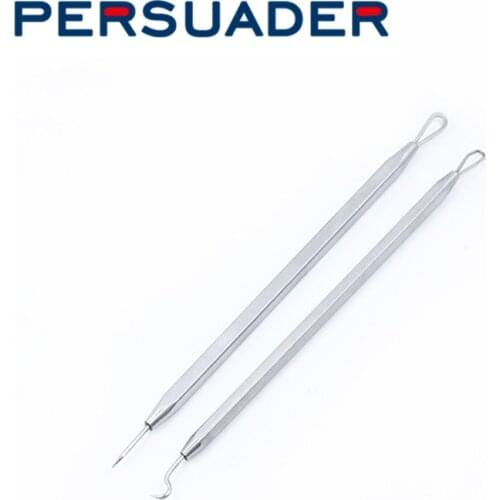 Persuader 2optional styles fly tying bodkin tools straight tip&hooked tip premier steel material durable fly tying tools