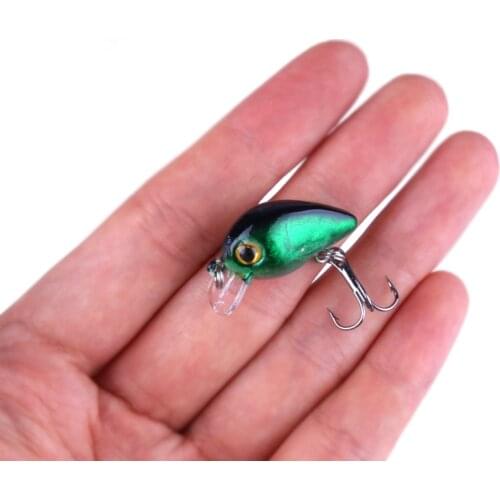 3cm 1.5g Trout Mini Crankbait Wobbler Fishing Lure Artificial Mini Carp Crank Floating Minnow Hard Bait Fishing Tackle Jerkbait