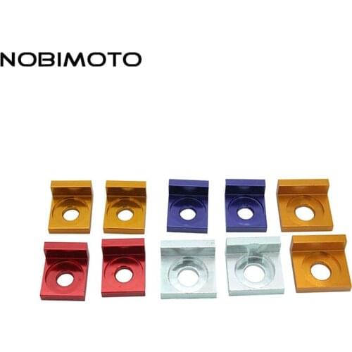 4 Color Pit Dirt Bike CNC Alloy Chain Axle Tensioner Adjuster Block For ATV Quad Buggy Go Kart Motorcycle Motocross CNC-137