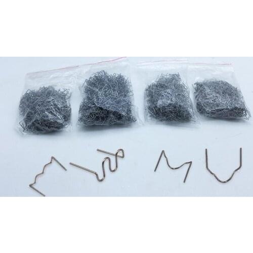 500Pcs 0.6mm 0.8mm Pre-cut Hot Staples Plastic Welder Staples Car Dent Repair Kit Tool Part Accessories