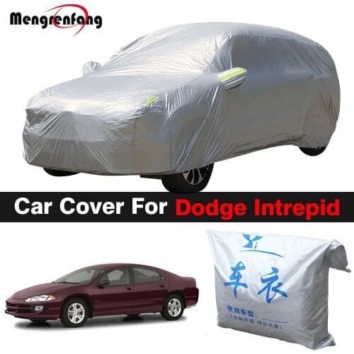 Full Car Cover Outdoor Anti-UV Sun Snow Rain Ice Protection Auto Cover Dust Proof For Dodge Intrepid