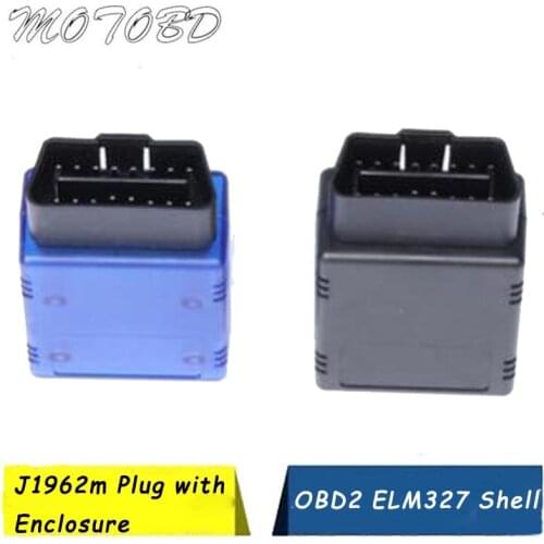 Free Shipping OBD2 ELM327 Plug OBD2 16Pin Connector OBD II Adapter OBDII Connector J1962M OBD2 Connector 5pcs/LOT in stock