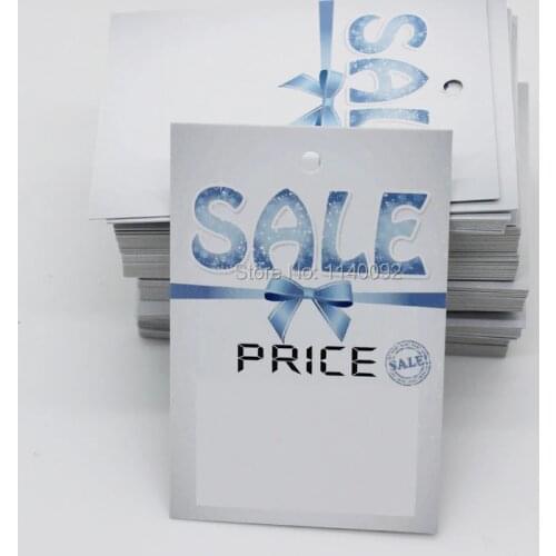 Free shipping sale price tag/blank hang tag/clothing paper tag/custom garment printed tag/clothing label/gift label 200 pcs