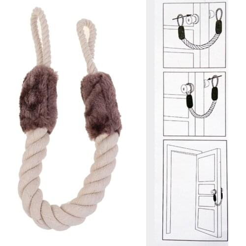 Doorstop Cotton Rope Sailor Knot Door Stopper Slamming Shut Wedge Door Handles Stoppers Door Window Protectors