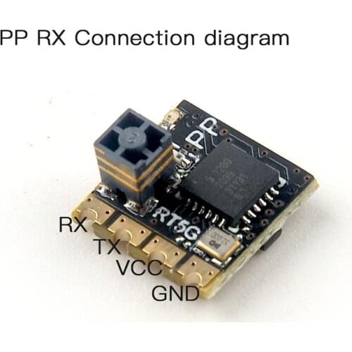 ELRS PP 2.4GHz PP RX / EP1 RX / EP2 Receiver SX1280 EXPRESSLRS Nano Long Range Receiver + Omnidirectional Antenna For TBS Tracer