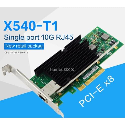 FANMI Single-port RJ45 PCI-E X8 10Gb Ethernet Converged Network Adapter X540-T1
