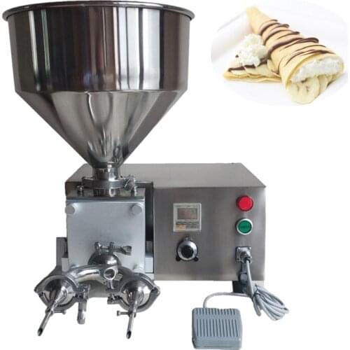 30L Stainless Steel Jam Filler Puff Filling Machine Cream Inject Bread FIller Machine