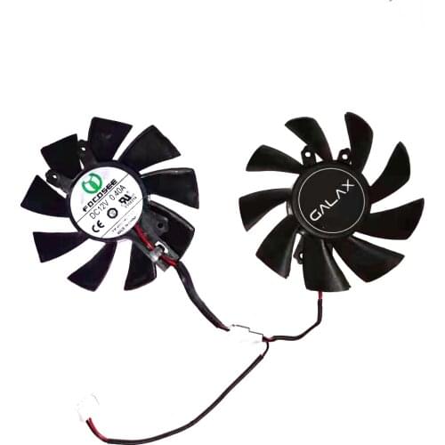 New Original FY08015M12LPA DC12V 0.40A 75mm for GALAXY GTX1650 Graphics Card Fan