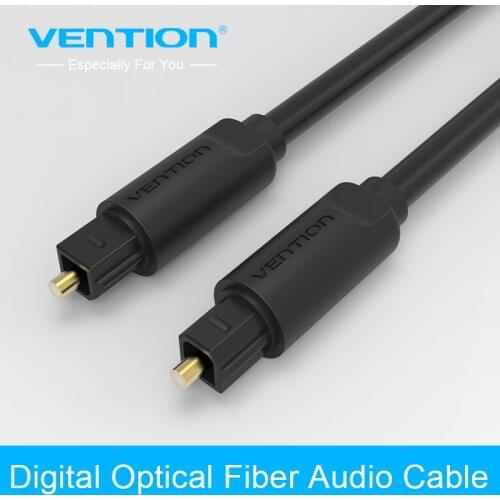 Vention Optical Fiber Audio Cable Toslink Digital SPDIF Cable 1m 2m 3m For Blu-ray CD DVD player Xbox 360 PS3 Mini Disc AV