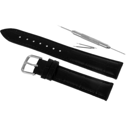 Artificial Leather Watch Strap,Watch Band Wrist Replacement Pin