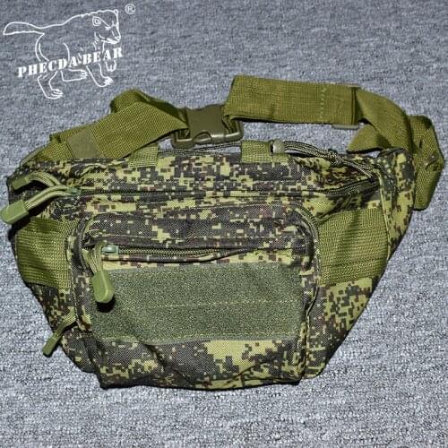 Russia army camouflage waist bag hunting waist bag tactical bag cycling duffle bag military waist bag hiking fishing waist bag