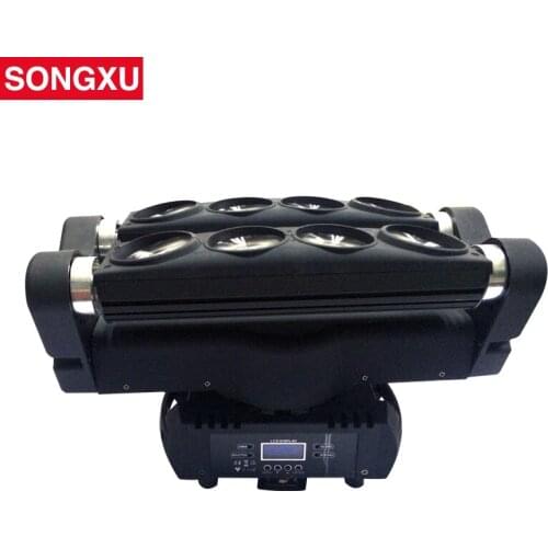 SONGXU 8x10W 4in1 RGBW LED Moving Head Light Moving Effect Spider Light for Stage Nightclub Disco Party/SX-MH0810E