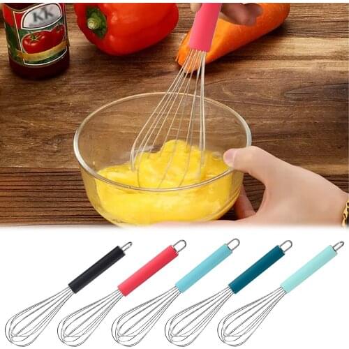 Stainless Steel Wire Whisk Manual Egg Beater Blender Milk Cream Butter Beater Kitchen Baking Cooking Utensils Accessiores