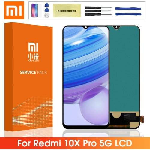 LCD Screen For Xiaomi Redmi 10X Pro 5G M2004J7BC Lcd Display Touch Screen Digitizer Assembly For Xiaomi Redmi 10X 5G