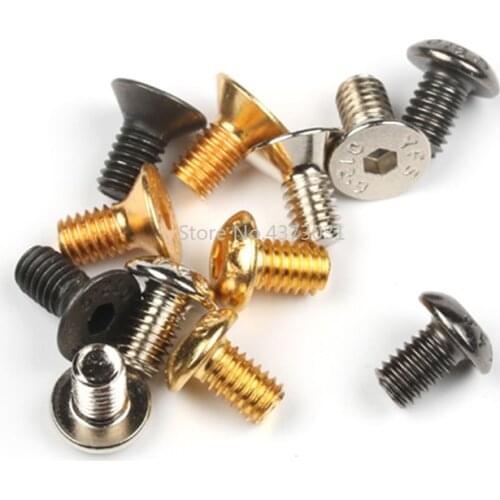 10pcs M4 screws DIY Knife tools material Knife handle plate Fastening parts