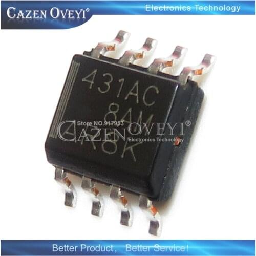 10piece TL431ACDR SOP8 TL431AC SOP 431AC SMD new and original IC In Stock