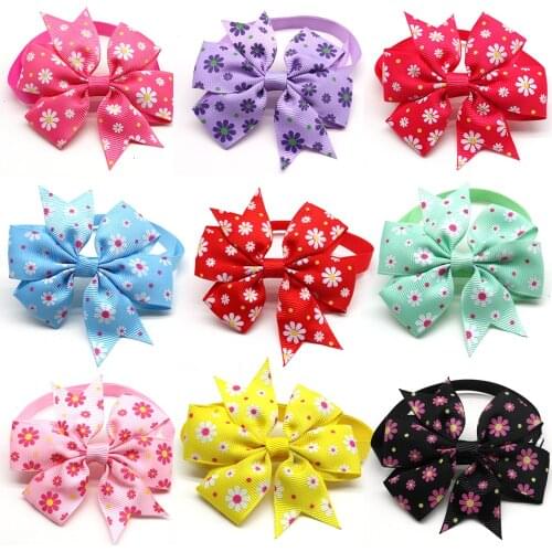 100pcs Spring Pet Supplies Cat Pet Dog Bow Tie Small Dog Bowties Nekties Dog Grooming Accessories Samll-Middle Dog Products
