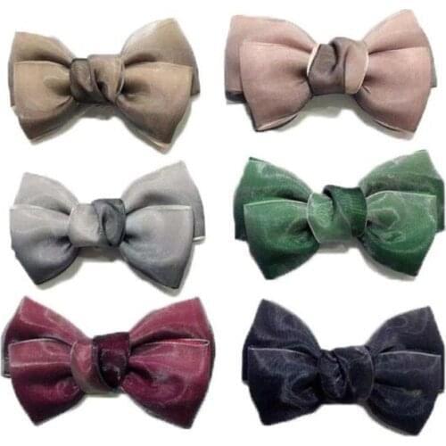 30Pcs/Pack Shoes Decorations Shoe Clips Double Color Bow Shoe Flower Fashion Decorative Party Accessories