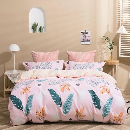 4 Piece Bedding Sets With 100% Cotton Fluffy And Luxury Duvet Cover For Room Decoration