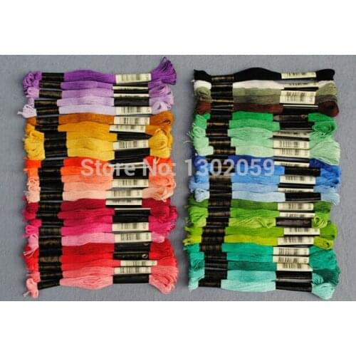 447 Pieces Embroidery Yarn Floss Thread + 100 Pieces Needle--You Can Choose Any Colors And Quantity