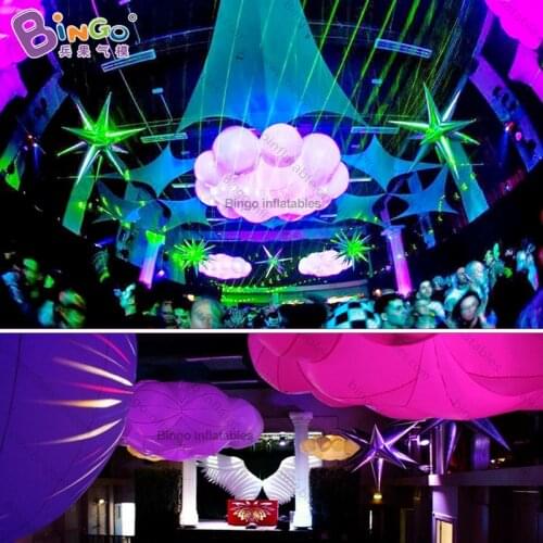 Free shipping 3x2.2x2m LED inflatable cloud / inflatable cloud balloon / cloud inflatable for event - toys