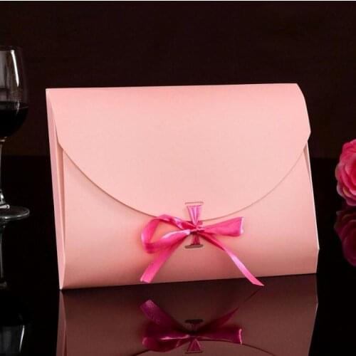 28*21*2cm Large Scarf packaging Box Envelope Gift Box Silk Packaging Bag with Ribbon Gift Box postcard Package paper box SN1124