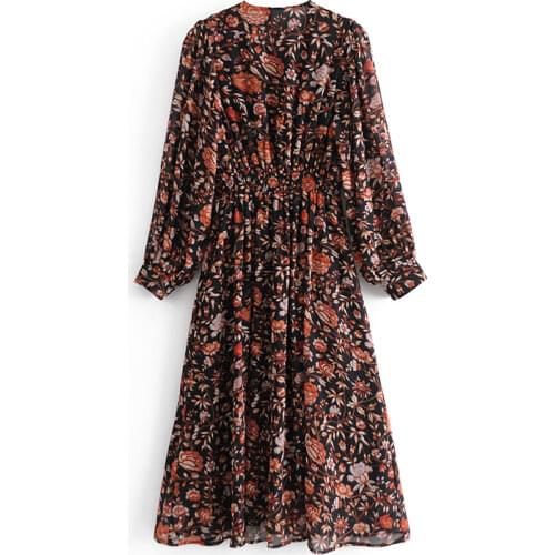 BOOJIAWA Long Sleeve Summer Dresses