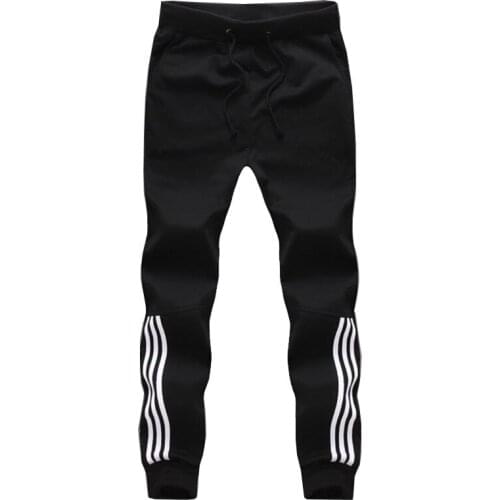 2020 Men Pants Striped Jogger Autumn Casual Mens Sweatpants Sportswear Long Trousers New Straight Pants Man Fitness Clothing 5XL