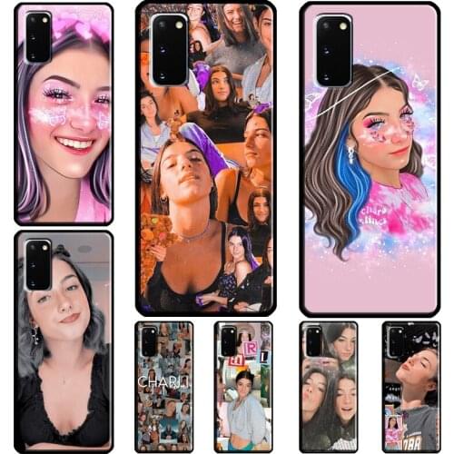 Charli DAmelio D'Amelio Phone Case For Samsung S10 Plus S20 FE S8 S9 S10e Note 9 Note 10 Note 20 Ultra S21 Ultra