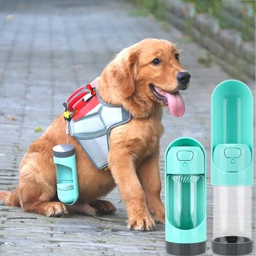 300ML Portable Pet Dog Water Bottle Pet Water Dispenser Feeder Drinking Bowls Outdoor For Small Large Dogs Travel Puppy Cat