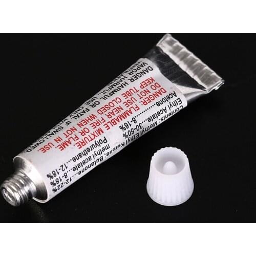 Hot Sale 1set (1xglue + 2xpatches/set) Swimming PVC Adhesive Inflatable Repair Glue Tube Patch Boat Yoga Ball