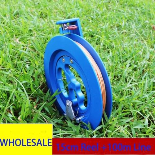 Free shipping Hot sell 15cm Kite reel with 100m kite line 18cm reel 200m Child kite handle so comfortable delta kites