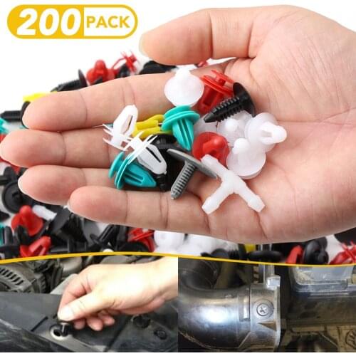 200pcs Universal Mixed Clips for BMW E46 E39 E38 E90 E60 E36 F30 F30 E34 F10 F20 E92 E38 E91 E53 E70 X5 X3 X6 M M3 5