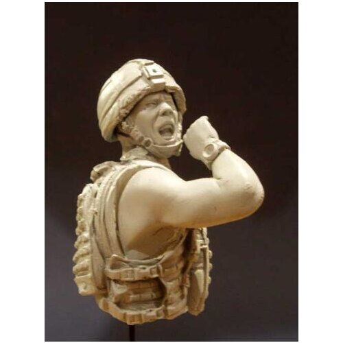 1/12 Scale Unpainted Resin bust British commando collection bust