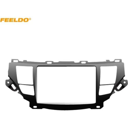LEEWA 2Din Car Stereo Radio Fascia Frame Adaptor for Crosstour Accord DVD Dash Mount Panel Frame Installation Trim Kit #CA4958