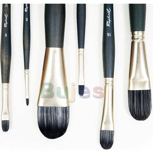 Raphael ACRYLIQUE &huile Softacryl brush 8712, Une elasticite de la fbre qui epouse parfaitement le geste de TArtiste