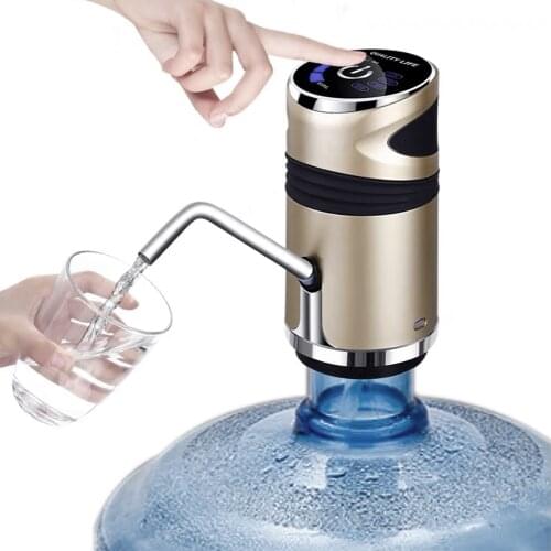 Water Bottle Pump Portable Automatic Electric Water Dispenser USB Charging Water Pumping Device Auto Switch Drinking Dispenser