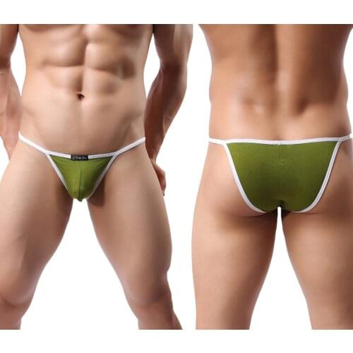 Modal Fabric Breathable Low Waisted Men Underwear Sexy Panties Men Briefs Calzoncillos Hombre Comfortable Sexy Penis Pouch