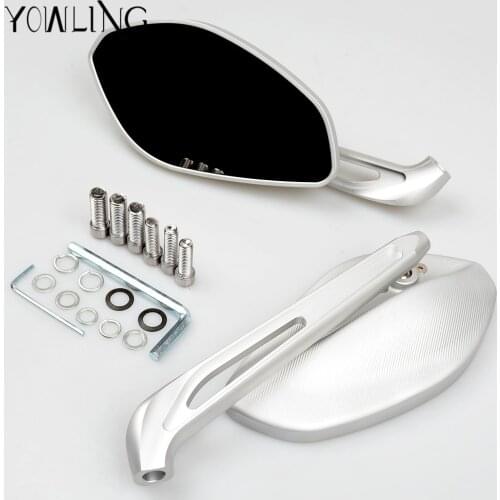New Motorcycle Stripe Rearview Side Mirrors Stripe Rearview Mirrors for ducati Monster 696 795 796 1200 S Diavel Hypermotard 796