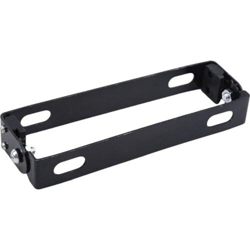 Electric Car License Plate Frame Aluminum Rotating Number Plate Adjustable License Plate Frame Tag Holder