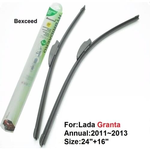 For Lada Granta 24"+16" Car Windshield Windscreen Wiper Blade Bexceed 2011~2013