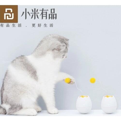 Youpin Furrytail Electronic Motion Cat Toy Smart Interactive Toys Pet Funny Companion Flutter Rotating Interactive Puzzle Toys