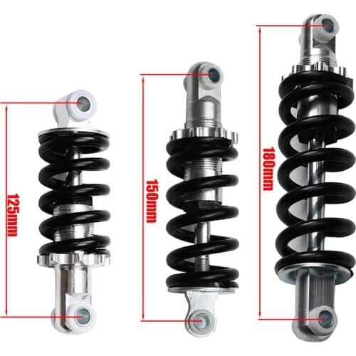 125MM 150MM 180MM rear suspension shock for 47cc 49CC super Minimoto ATV electric scooter mini Pocket Bike