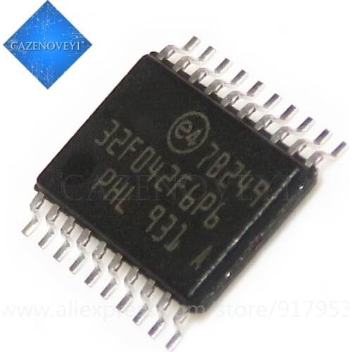1pcs/lot STM32F042F6P6 STM32F042 32F042 TSSOP-20 IC MCU 32BIT 16KB FLASH best quality In Stock