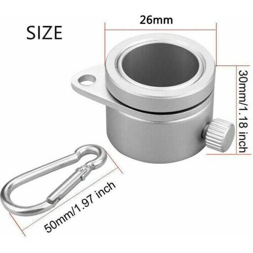 2pcs Flag Pole s Clip Mounting 360 Degrees Rotating with Carabiner