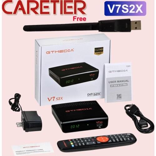GTMEDIA V7S2X HD DVB-S/S2/S2X AVS+ VCM/ACM/multi-stream/T2MI BISS auto roll Full PowerVu DRE &Biss key 5pcs