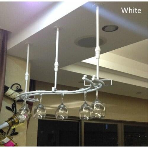 82*23CM Fashion wine goblet rack Bar Fashion Wine Goblet Glass Hanger Holder Hanging Rack Shelf wall wine rack cup holder