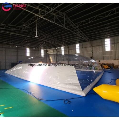 Swimming Pools White Transparent Inflatable Dome Tent Bubble Tent for Pool